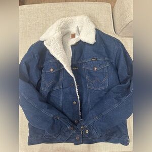 Wrangler Authentic Western Jacket with White Sherpa